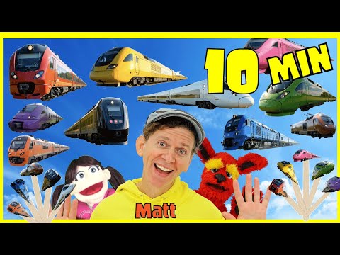 Train Colors Long Play | What Do You See? Song and More | Dream English Kids thumbnail