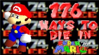176 Ways to die in Super Mario 74 Extreme Edition