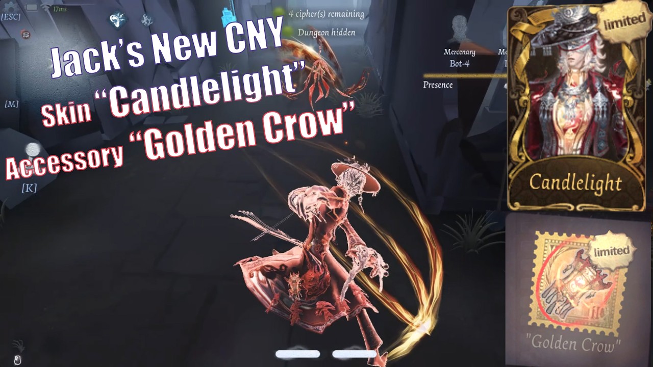 NEW CNY S-Tier Jack “Candlelight” is Finally Here! + Golden Crow | Identity V