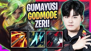 GUMAYUSI LITERALLY GOD MODE WITH ZERI! - T1 Gumayusi Plays Zeri ADC vs Smolder! | Season 2024