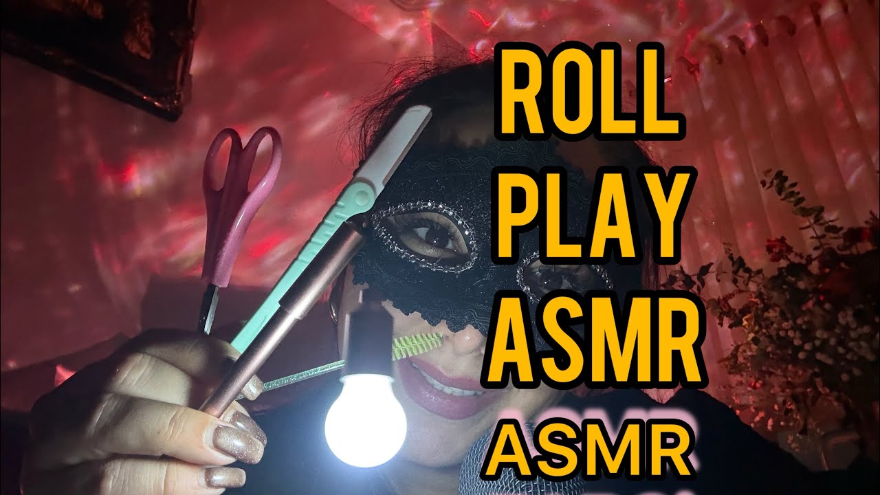 ابروهاتو برمیدارم|رول پلی آرایشگر ناشی🥰|ای اس ام ار فارسی