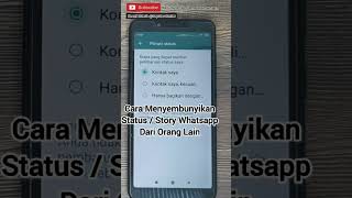 How To Hide Whatsapp Status From Someone whatsapptutorial aboutcounters shorts