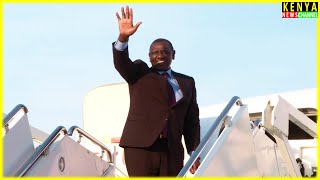 GOODBYE USA - Emotional Moment as Ruto departs back to Kenya