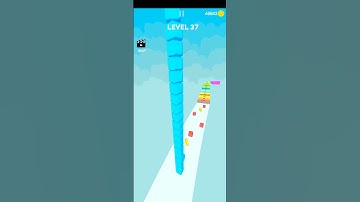 Cube stacker surfer 3d best Android iOS gameplay level 37
