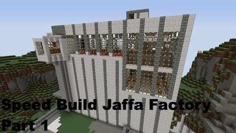 Speed Build Tekkit Jaffa Factory Part 1