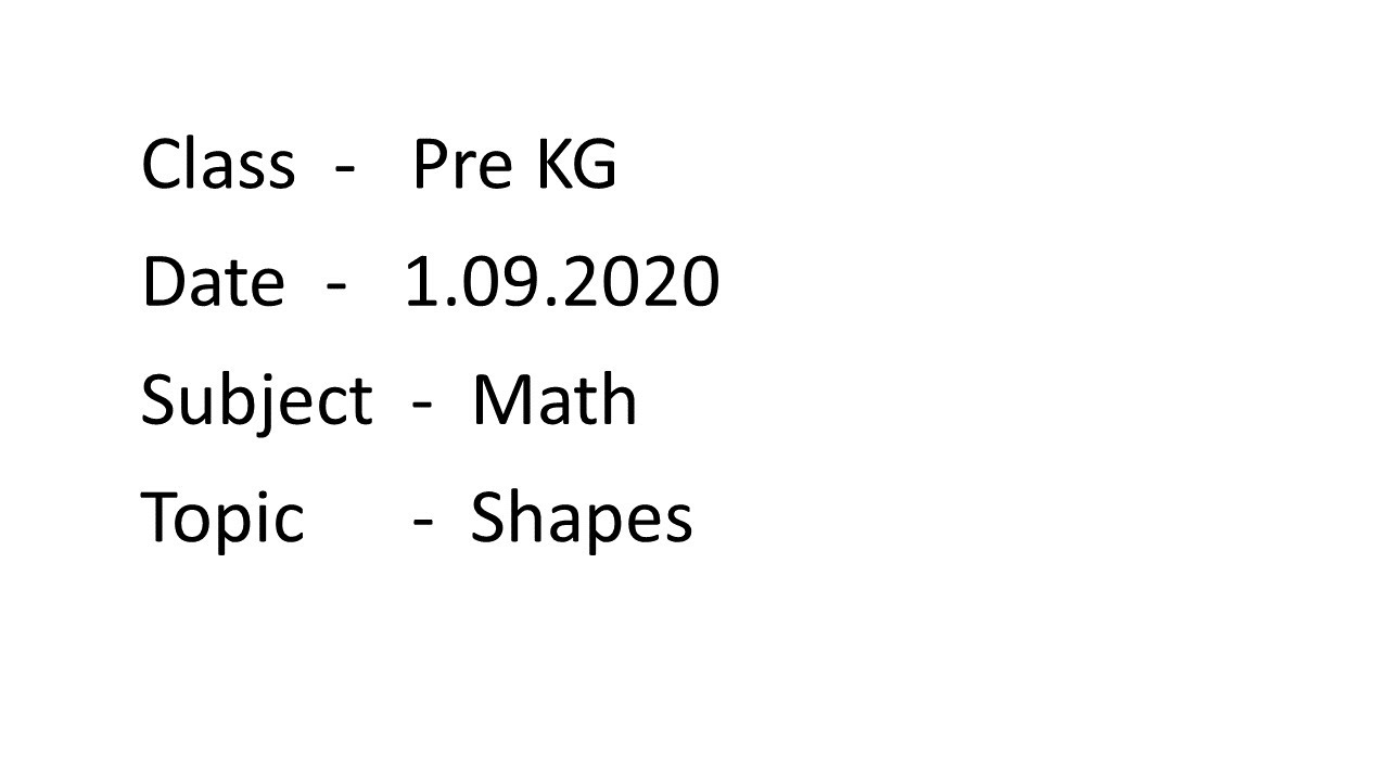 Pre KG Math Shapes 1 9 2020 YouTube pre-kg-math-shapes-1-9-2020-youtube
