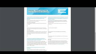 UC Application | Personal Insight Questions [PIQs]