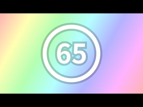 65 seconds timer ‐ Countdown Circle Gradation