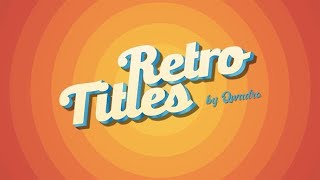 Retro Titles | After Effects Template