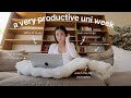 Uni vlog  5am mornings midterms week 24hrs of study very realistic  productive days in my life