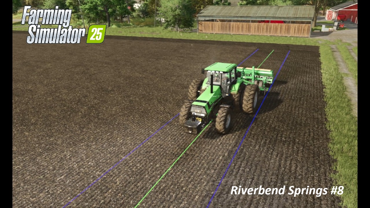 Timelapse: Weizen-Aussaat & Düngen auf 2 Feldern 🌾🚜 I LS25 I Riverbend Springs #8