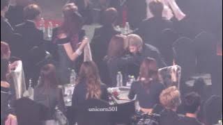 170222 Twice Reaction to Blackpink ROSE Speaking english @ Gaon Chart Awards