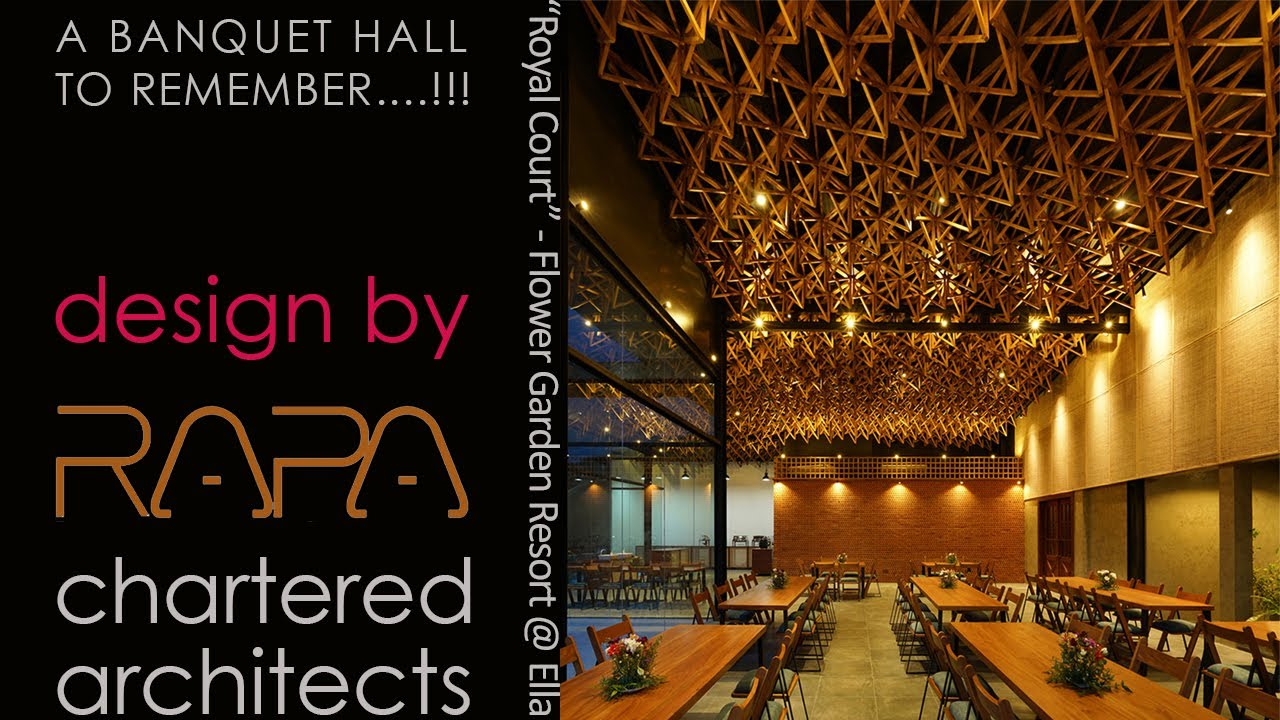 A banquet hall to remember...!!! design by RAPA Chartered Architects