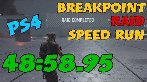 BREAKPOINT RAID SPEED RUN (PS4) | 48:58.95 | #GhostReconBreakpoint #Raid #Speedrun #PS4