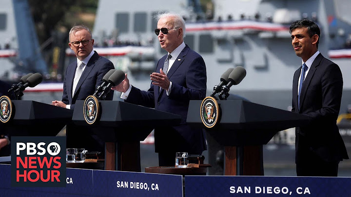 WATCH: Biden delivers remarks after meeting leaders of U.K. and Australia