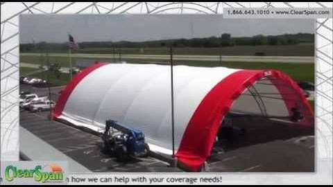 Installation Time Lapse Video of a fabric building by ClearSpan Fabric Structures