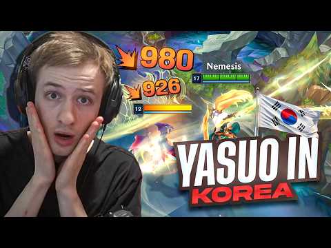 LOW PING YASUO IS THE MOST FUN EVER 😍 KOREA BOOTCAMP