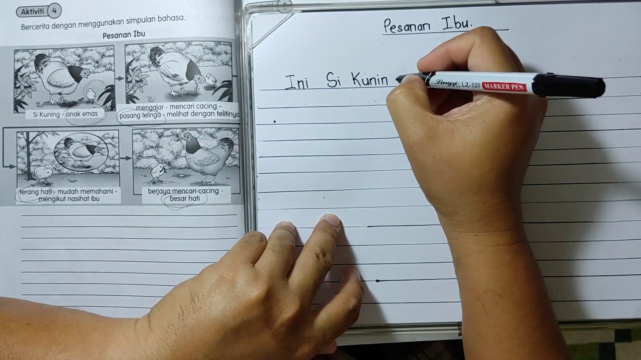 Buku Aktiviti BM Tahun 3  Jilid 1 m/s 10 (#Cg. Zul)