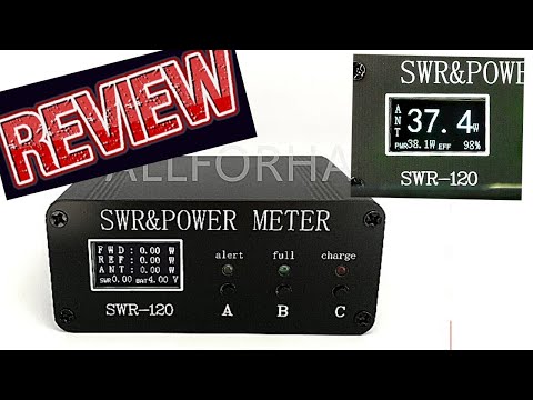 SWR-120 Digital SWR and Power Meter for CB and HAM radio REVIEW @CB-RADIO-UK