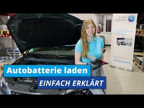 Video: 3 Möglichkeiten, eine Autobatterie aufzuladen