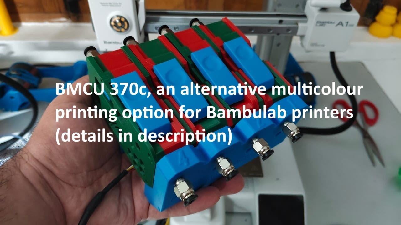 Bambulab) BMCU 370C assembled and working - YouTube