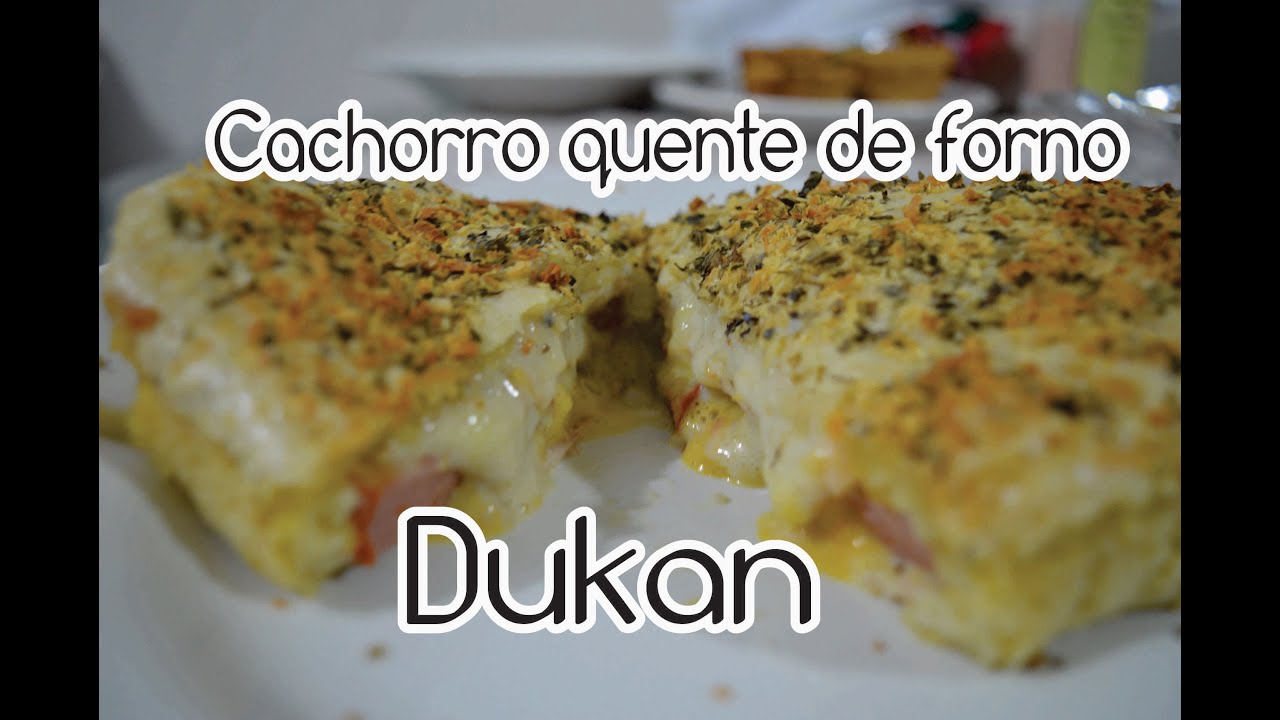Cachorro quente de forno Dukan