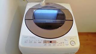 SHARP穴無し洗濯機　脱水