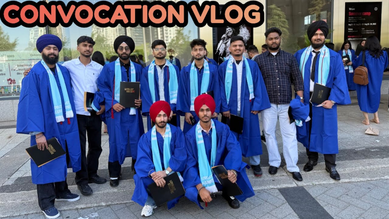 Going to College convocation in Toronto | first time graduating in ...