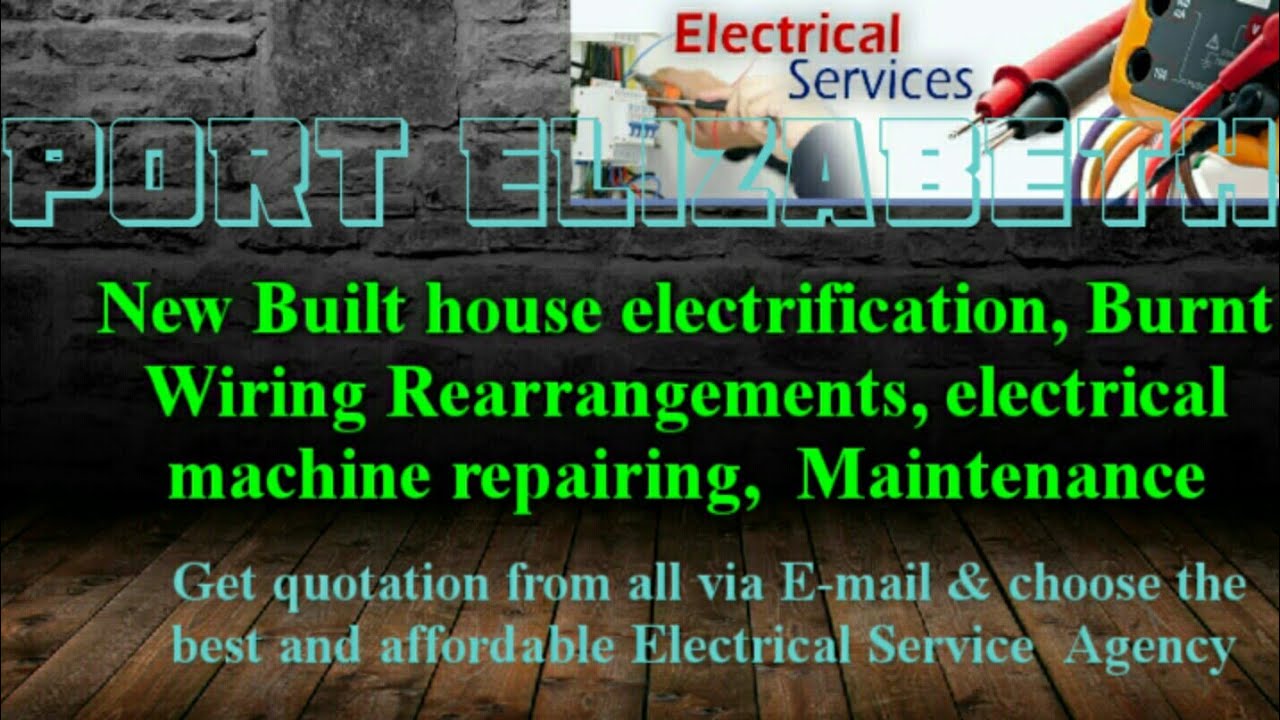 PORT ELIZABETH Electrical Services 》Home Service by Electricians ☆ New