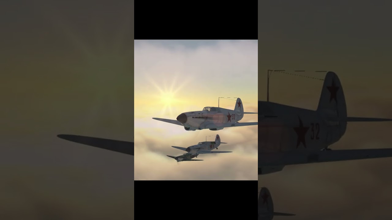 Beautiful sunset formation flying