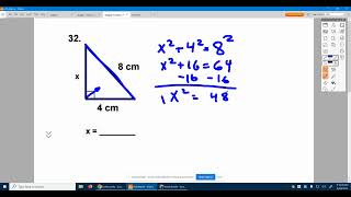 Geometry Chapter 1 Practice Test 2 #32