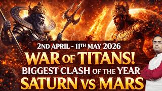Mars vs Saturn 2026 🔥 War of Titans Begins | Mars Enters Pisces 2nd April