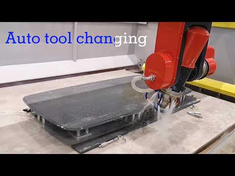 5 axis CNC machining center - YouTube
