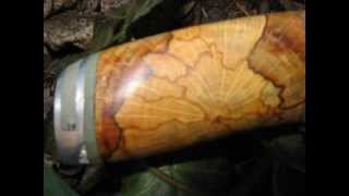 Homemade Knife with a Spalted Beech Handle