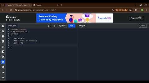write a program that input two numbers sub and display it?
