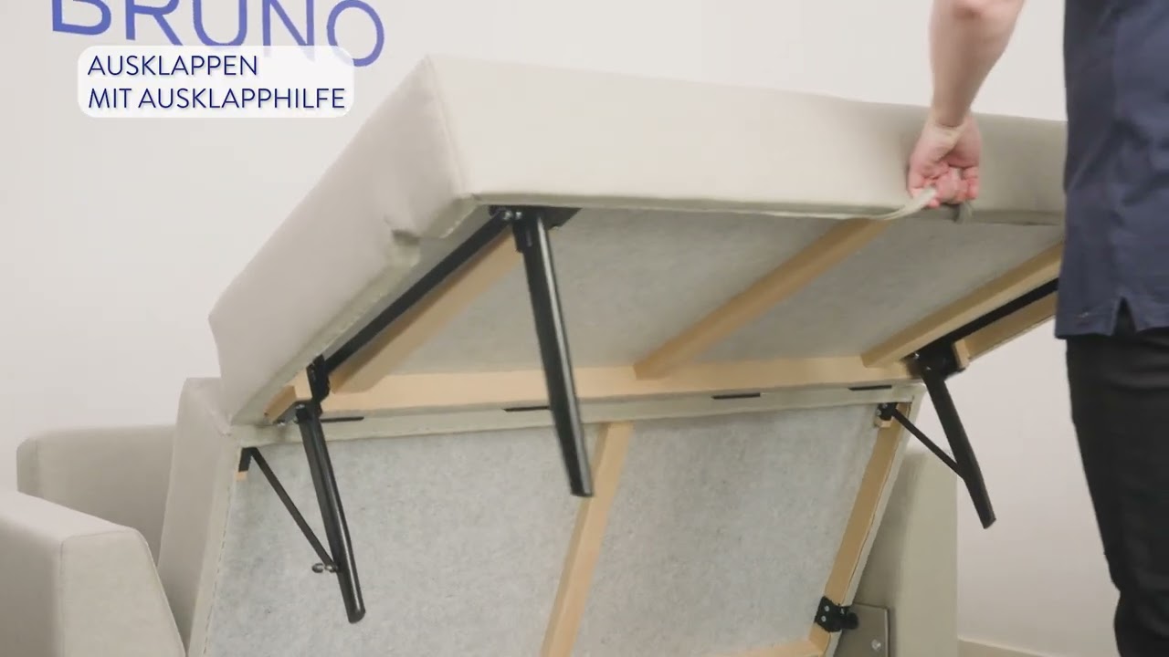 Bruno Schlafsofa Ausklappmechanismus
