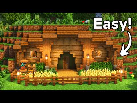 Minecraft: How to Build a Hobbit Hole | Tutorial🏠 thumbnail