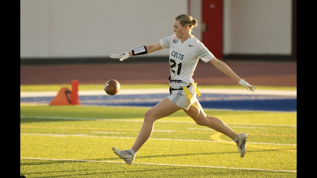 #21 Hannah Droeg Punt and Flag Pull