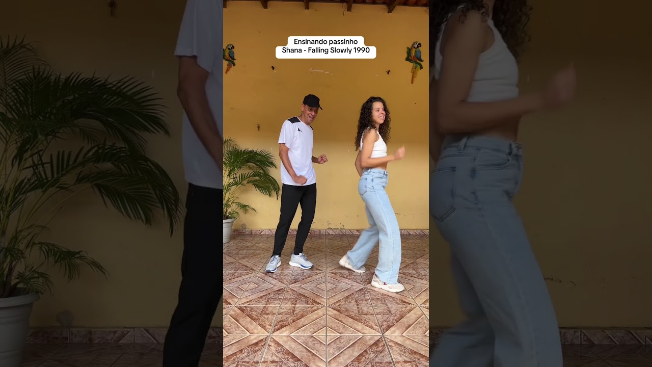 Ensinando passinho Shana Falling Slowly 1990 