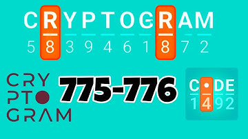 CRYPTOGRAM level 775 776