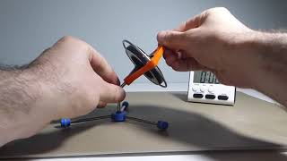Toy Gyroscope on Fixed, Rotating, and Needle Bases (SEE DESCRIPTION)