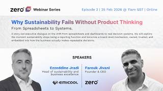 Zeroe - Episode 2: From Spreadsheets to Systems, What Sustainability Transformation Actually Takes