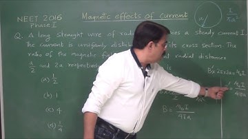 NEET/AIPMT Magnetic effects of current 01 (past 10 year