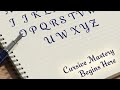 Cursive Writing A to Z | English Alphabet capital Letters | Penstyles Tutorial