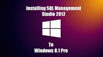 How to Install Sql Server Management Studio 2012 on Windows 8