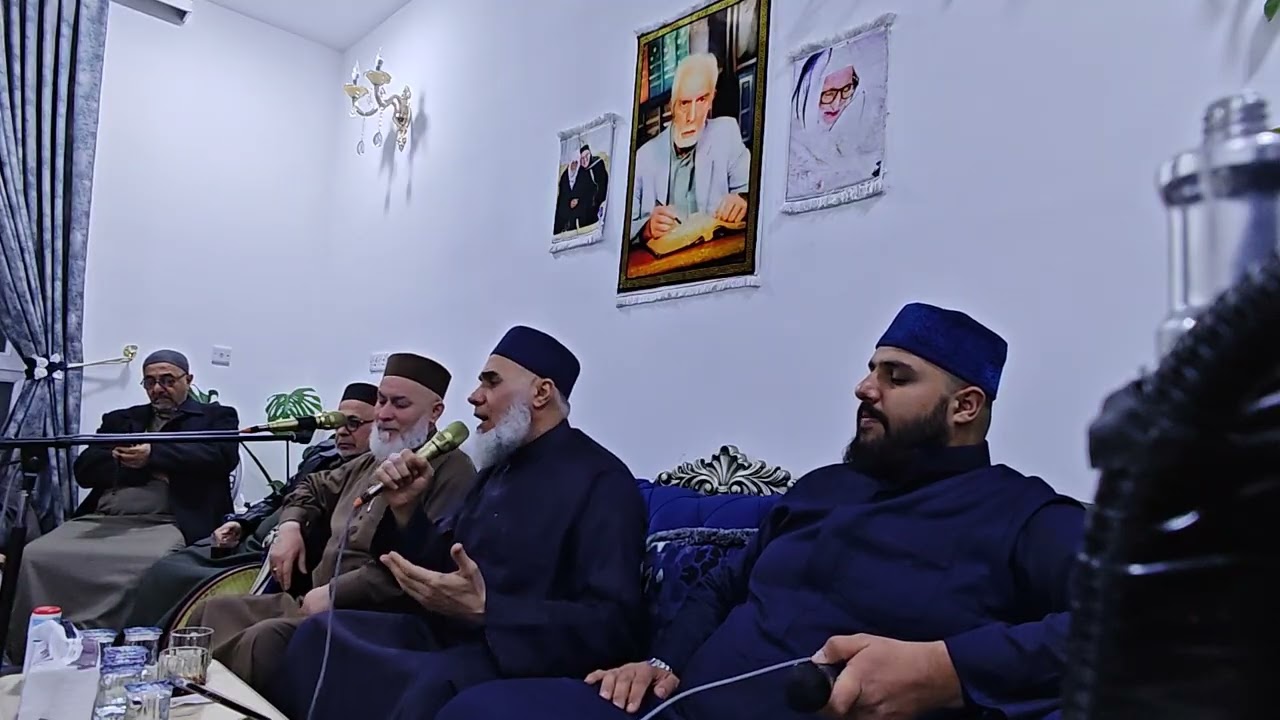 (8) المنشد الشيخ علي حمد الزواي والمنشد الحاج علاء العزاوي 