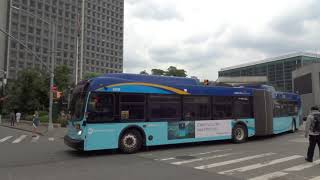 NYC Bus: East Harlem bound XD60 6209 M15 SBS leaving South Ferry