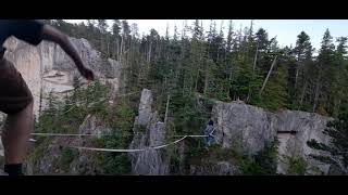 Leash fall progress||2021 Squamish Highline Gathering