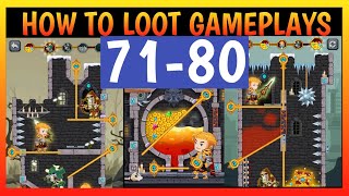 how to loot - pull pin Hero Rescue All levels - 71 - 80 Gameplay Walkthrough (Android & iOS) screenshot 3