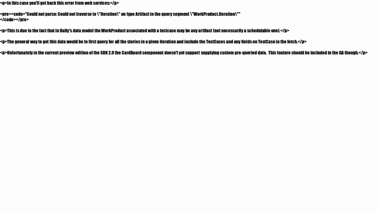 In the Rally SDK how do you create a filter that tests the child of the config's type's chil